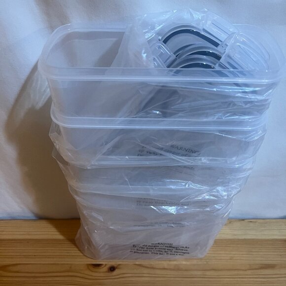 Sorbus Airtight Food Storage Dispensers for Beans, Pasta, Cereals, and More-4 Pa - Picture 2 of 2